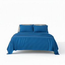 Flannelette Cotton Duvet Cover Set Soft Brushed Warm Bedding Set Teal - thumbnail 2
