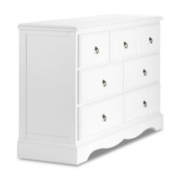 Statement Furniture Romance True White 3 Over 4 Chest Of Drawers - thumbnail 3