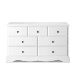 Statement Furniture Romance True White 3 Over 4 Chest Of Drawers - thumbnail 2