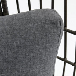 Home Detail Antalya Egg Chair With Grey Cushions, Dark Grey - thumbnail 7