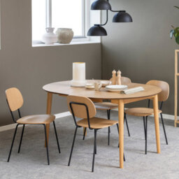 Furniture To Go Montreux Round Extending Dining Table In Oak 115-154 Cm - thumbnail 5
