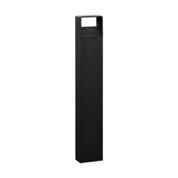 Stylish Ip44 Outdoor Bollard Light In Anthracite Aluminium With Built-In 6W Led