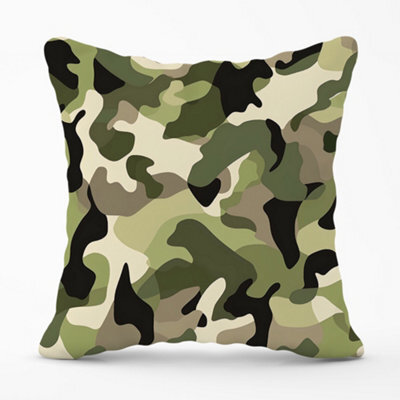 Warren Reed Designer Camouflage Design Cushions 45Cm X 45Cm