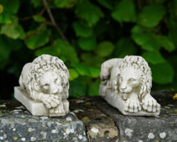 Burgess Pair Of Canova Lion Stone Statues Italian Classical Animal Outdoor Garden Lions Ornament Decoration - thumbnail 4
