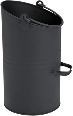 Trendi Heavy Duty Anthracite Coal Hod Black High Quality Fireplace Coal Scuttle With Handle - image 1