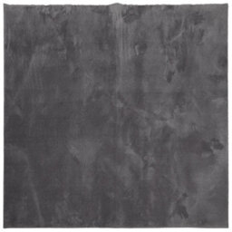 Walplus Rug Huarte Short Pile Soft And Washable Anthracite 200X200 Cm - thumbnail 2