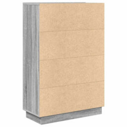 Berkfield Grey Writing Desk Grey Sonoma Engineered Wood Large - thumbnail 7