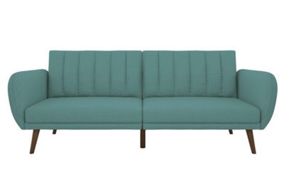 Novogratz Brittany Sofa Bed In Fabric Light Blue - image 1