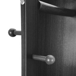 Living And Home Black Square 360-Degree Rotating Full-Length Mirror, 40Cm Diameter X 168Cm Height - thumbnail 5
