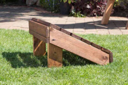 Charles Taylor Trading Footstool - L48 X W47 X H29 Cm - Redwood - Minimal Assembly Required - thumbnail 4