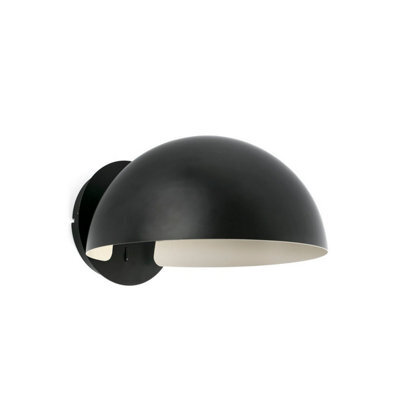 Luminosa Lighting Luminosa Dominica Dome Wall Lamp Matt Black - image 1
