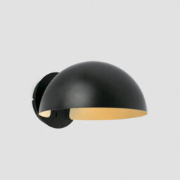 Luminosa Lighting Luminosa Dominica Dome Wall Lamp Matt Black - thumbnail 4