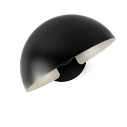 Luminosa Lighting Luminosa Dominica Dome Wall Lamp Matt Black - thumbnail 3