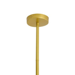 Living And Home 7-Light E27 Glass Lampshade Pendant Light Chandelier Fixture,gold - thumbnail 5
