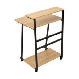 Rolling Computer Desk Pc Laptop Table Study Writing Desk - thumbnail 6