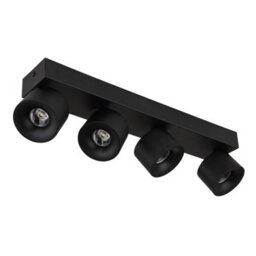 Luminosa Lighting Luminosa Rae Ceiling Spotlight Bar Matt Black 4X Led 3000K - thumbnail 2