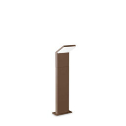 Ideal Lux Luminosa Style Integrated Led 50Cm Outdoor Bollard Coffee 1100Lm 4000K Ip54
