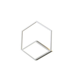 Luminosa Lighting Luminosa Kubick Ceiling/wall Light Dimmable, 32W Led, 3000K, 1870Lm, White, 3Yrs Warranty - thumbnail 1