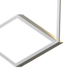 Luminosa Lighting Luminosa Kubick Ceiling/wall Light Dimmable, 32W Led, 3000K, 1870Lm, White, 3Yrs Warranty - thumbnail 4