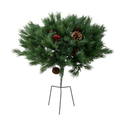 Living And Home Single-Piece Artificial Mushroom-Shaped Christmas Tree, 44Cm W X 51.5Cm H - image 1