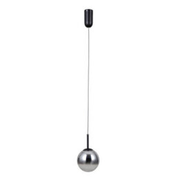 Luminosa Lighting Luminosa Velada Slim Pendant Ceiling Light Matt Black 3000K Warm White - thumbnail 1