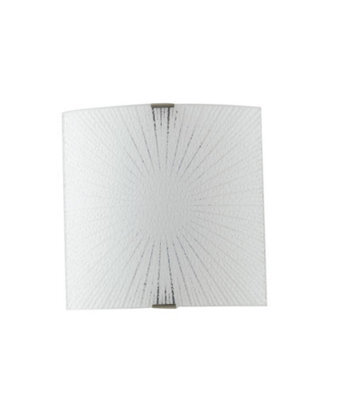 Luminosa Lighting Luminosa Chantal Led Flush Wall Light White 940Lm 4000K 26X26Cm - image 1