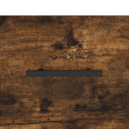 Berkfield Bedside Cabinet Smoked Oak 40X35X47.5 Cm Engineered Wood - thumbnail 9