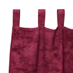Berkfield Curtain With Curtains 2 Pcs Wine Red 260 X 140 Cm Velvet - thumbnail 4