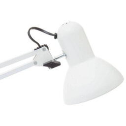 Orsina Studio Matte White Metal Desk Lamp, Adjustable Anglepoise Design Tall Table Lamps, Contemporary Desk Lamp - thumbnail 3