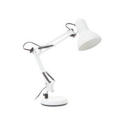 Orsina Studio Matte White Metal Desk Lamp, Adjustable Anglepoise Design Tall Table Lamps, Contemporary Desk Lamp - thumbnail 2