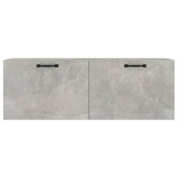 Berkfield Wall Cabinet Concrete Grey 100X36.5X35 Cm Engineered Wood - thumbnail 5