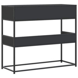 Berkfield Console Table Black 90X35X80 Cm Engineered Wood - thumbnail 6