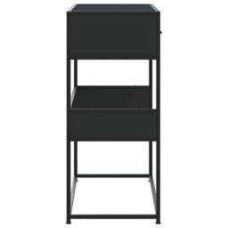 Berkfield Console Table Black 90X35X80 Cm Engineered Wood - thumbnail 5