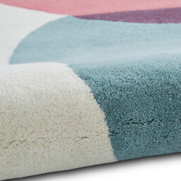 Multicoloured Luxurious Modern Wool Abstract Rug For Bedroom & Living Room-150Cm X 230Cm - thumbnail 7
