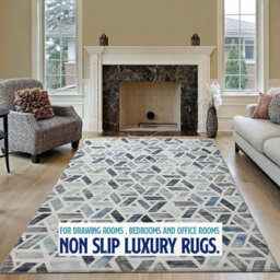 Ameha Luxury Printed Rug Extra Large Area Living Room Bedroom Carpet Zara, 200X290 Cm Floor Mat