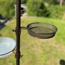 Selections Water Dish, Mesh Seed Dish & Bracket Set For Metal Bird Feeding Stations - thumbnail 3
