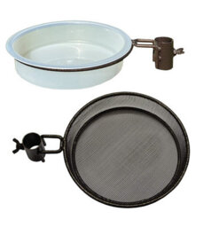 Selections Water Dish, Mesh Seed Dish & Bracket Set For Metal Bird Feeding Stations - thumbnail 2
