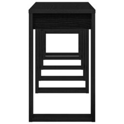Vidaxl Nesting Tables 3 Pcs Black Oak 61 X 28 X 47 Cm Engineered Wood - thumbnail 9