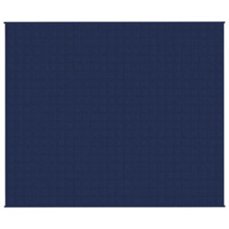 Vidaxl Weighted Blanket Blue 220X260 Cm 11 Kg Fabric Weighted Blankets - thumbnail 3