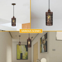 Easy Fit Metal Ceiling Pendant Lamp Shade Abat Jour En Métal For Table, Ceiling, Or Pendant Lighting - thumbnail 5