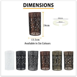 Easy Fit Metal Ceiling Pendant Lamp Shade Abat Jour En Métal For Table, Ceiling, Or Pendant Lighting - thumbnail 3