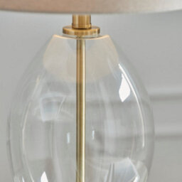 Pagazzi Lighting East Antique Brass Clear Table Lamp - thumbnail 8