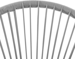 Evre 2 Seat Grey Goa Acapulco Styled Garden Furniture Set For Bistro Patio Indoor Outdoor Balcony Terrace - Inc Weekend Delivery - thumbnail 4