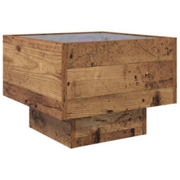 Berkfield Coffee Table Old Wood 40 X 40 X 30 Cm Engineered Wood - thumbnail 6