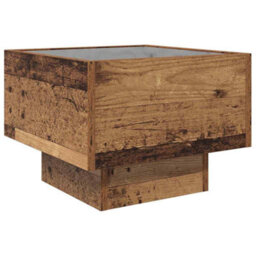 Berkfield Coffee Table Old Wood 40 X 40 X 30 Cm Engineered Wood - thumbnail 9