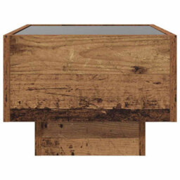 Berkfield Coffee Table Old Wood 40 X 40 X 30 Cm Engineered Wood - thumbnail 8