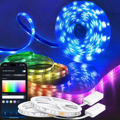 Aigostar 10M Smart Led Strip Lights, Wifi App Control Compatible With Alexa And Google Assistant(5Mx2 Sets) - image 1