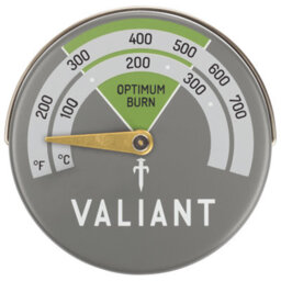 Valiant Magnetic Thermometer For Stoves, Flue Pipes, Range Ovens, Bbqs, Chimeneas And Smokers.