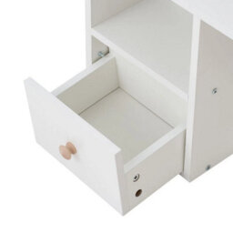 Desktop Organizer Shelf With Drawer Desk Storage Rack Home Office - thumbnail 5