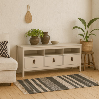 Wyld Haus Wildberry 3-Drawer Tv Unit In Cashmere Cream Matt Finish 1510mm - image 1